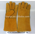 Wholesale leather welding gloves manufacturer from Shandong factory